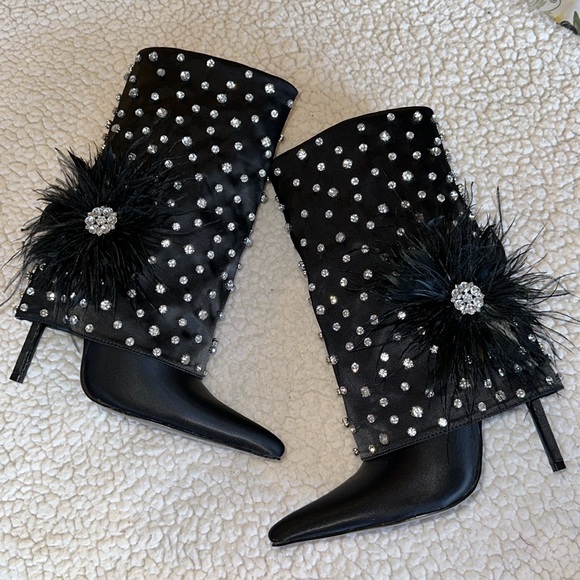 Azalea Wang Shoes - NWT Azalea Wang Blaise Stilletto Heel Boots Sz 6.5